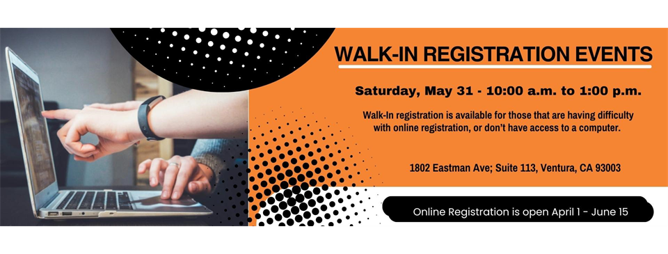 Walk-In Registration