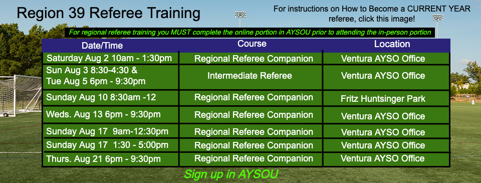 Referee Training