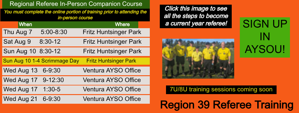 Referee Training